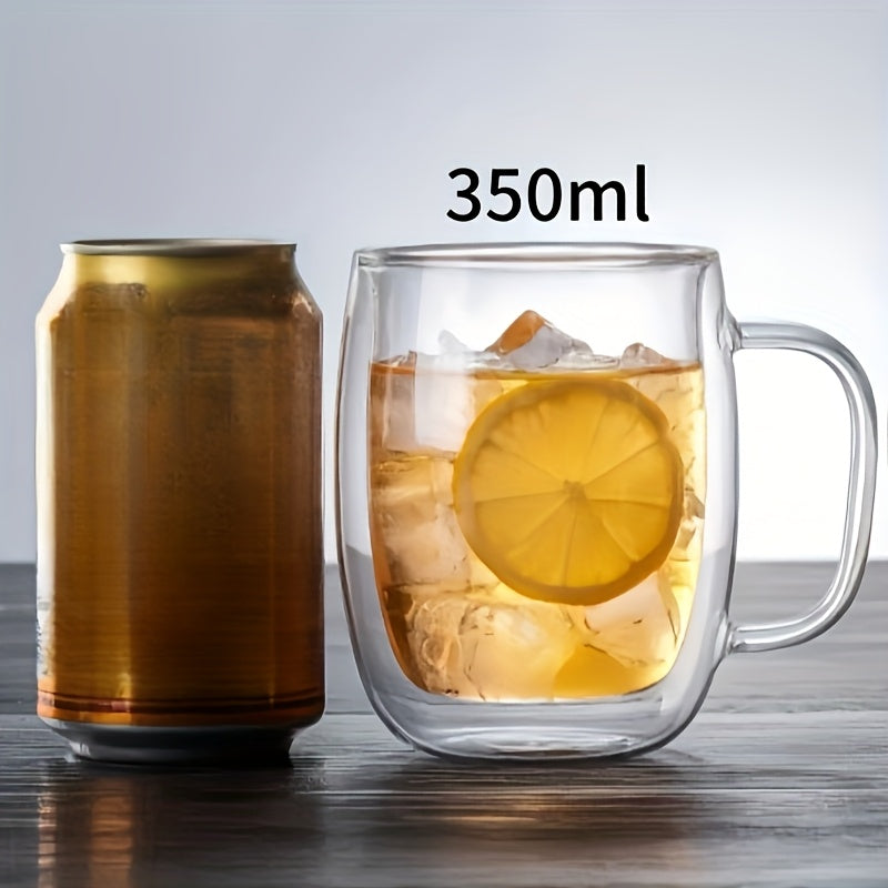 Double-walled Borosilicate Glass Mug – Heat Resistant and Stylish