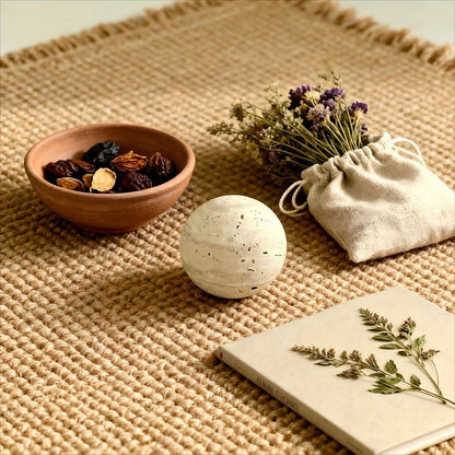 Elegant Natural Stone Sphere for Timeless Home Styling