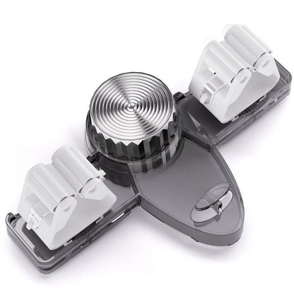 Wall-Mounted Organizer for Mops and Brooms | 4 Holders + 5 Hooks