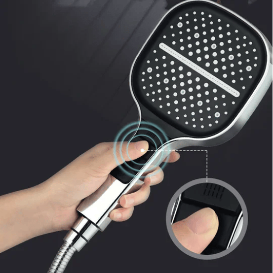 Modern Shower Head with 7 Adjustable Pressure Settings