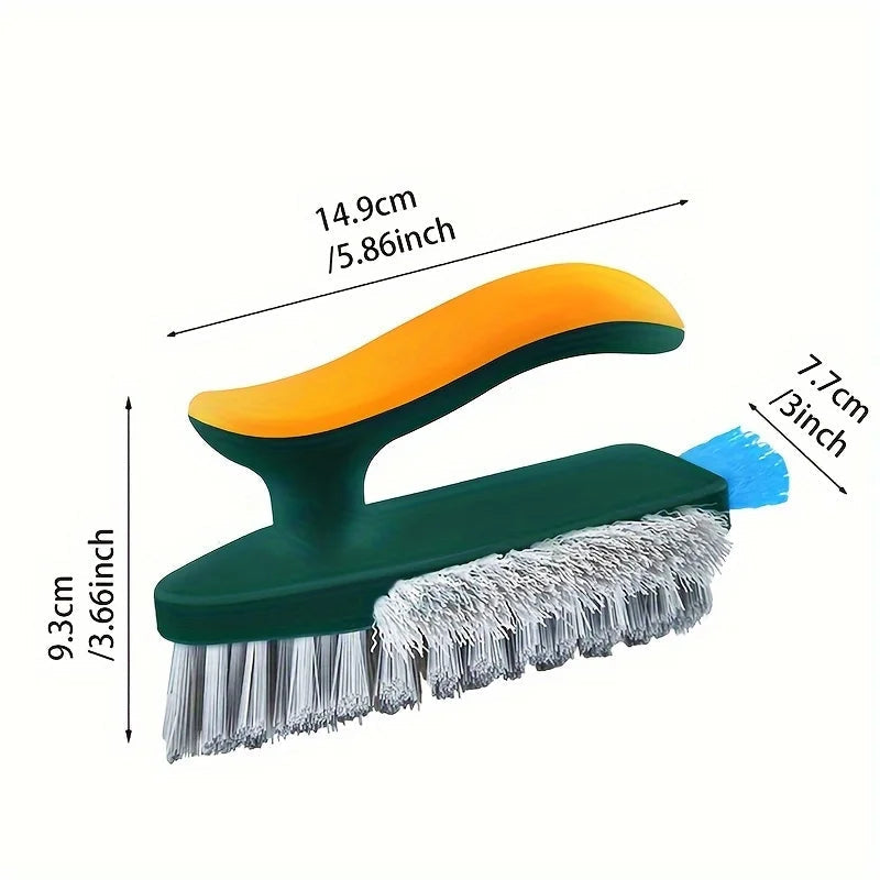 4-in-1 Cleaning Brush and Squeegee | Versatile for Kitchen, Bathroom, Floors, Tires