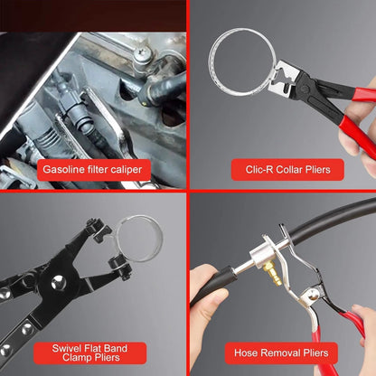 4-Piece Hose Clamp Tool Kit | Essential Automotive Repair Set
