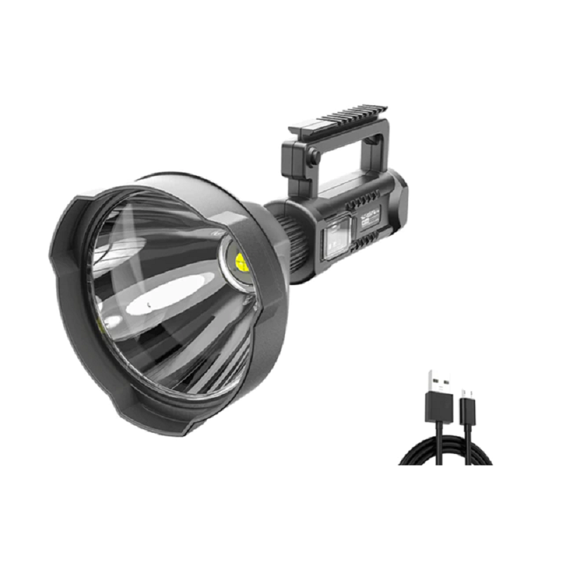 Portable LED Flashlight with High Brightness Spotlights