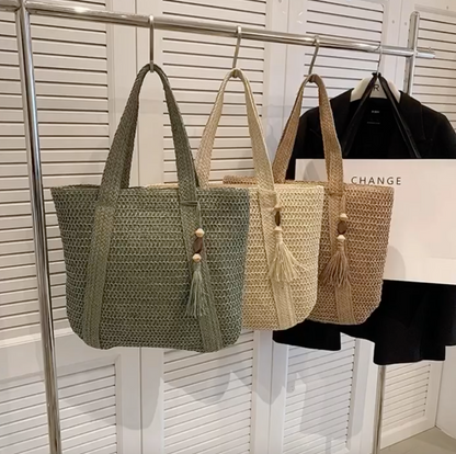 Woven Summer Tote Bag for Stylish Adventures