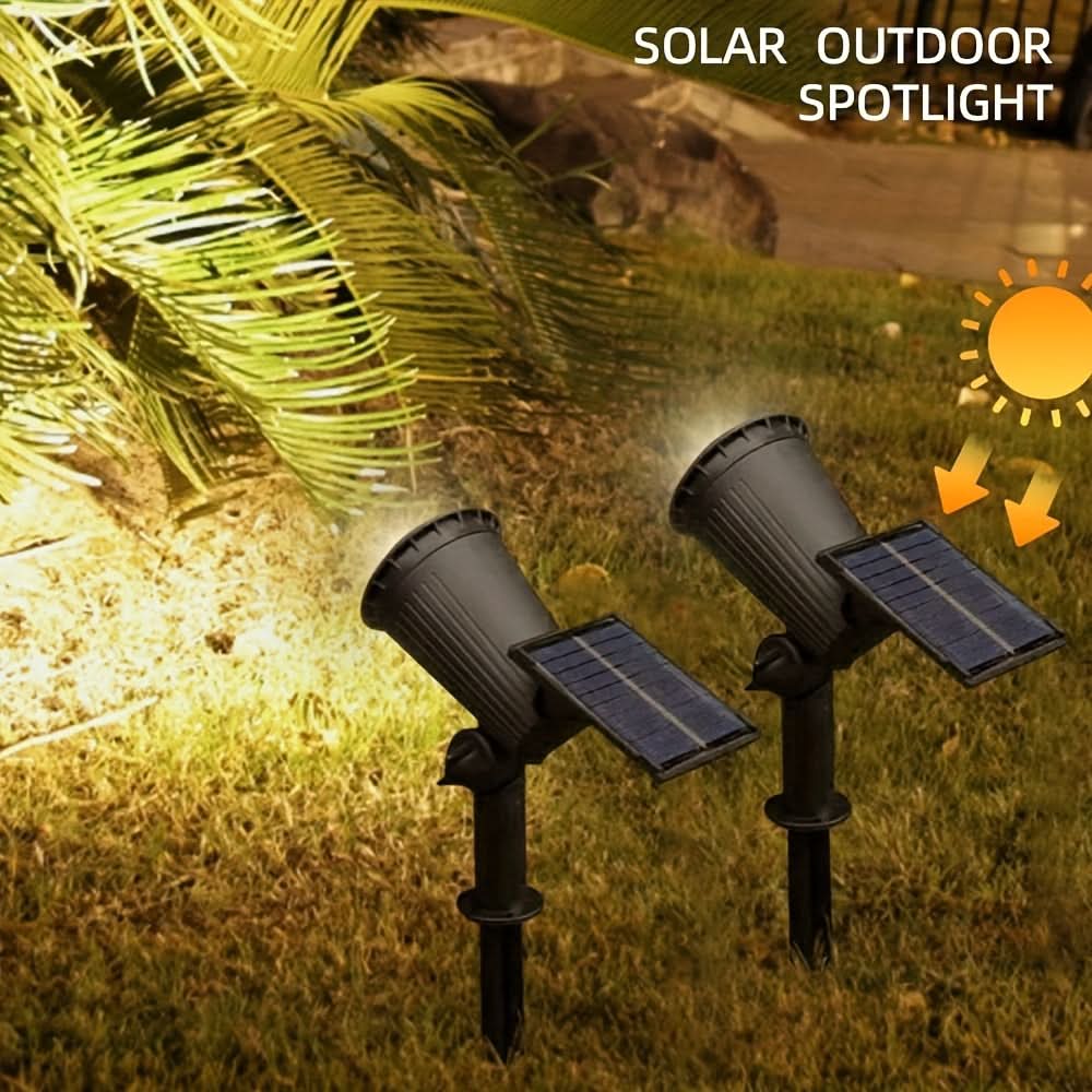 RGB Solar Spotlights for Trees and Outdoor Decoration – Set of 2