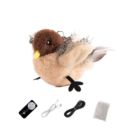Interactive Bird Simulator Toy for Engaging Cat Playtime