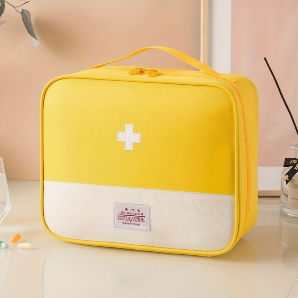 XL First Aid Organizer Bag for Home or Travel - Structured Medical Storage