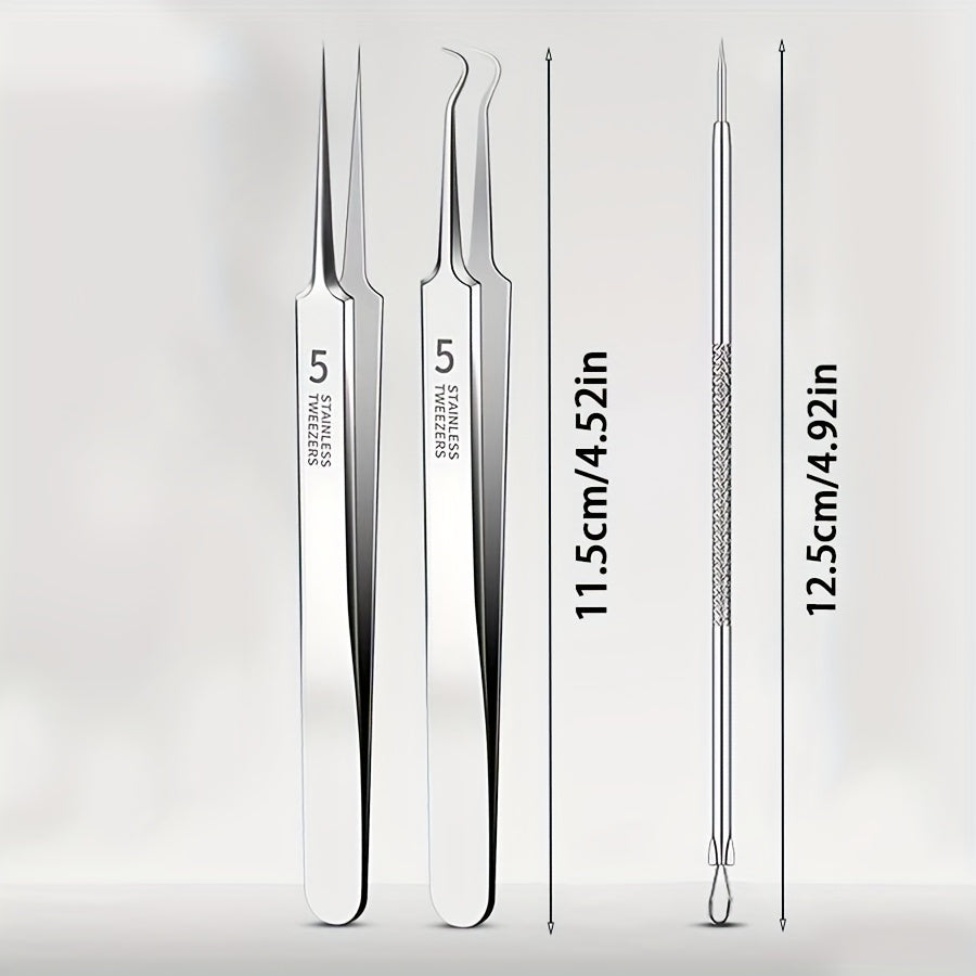 PureGlow Extractor - Premium Stainless Steel Blemish Tool