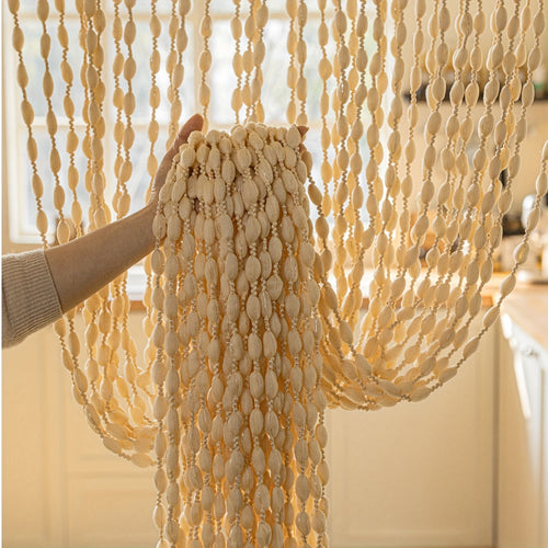 Boho Style Bed Canopy with Beads – Ideal for Bedroom or Play Area