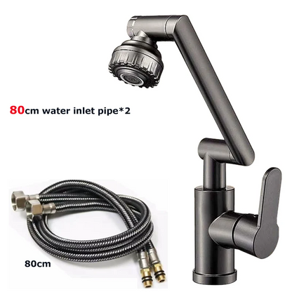 360-Degree Universal Washbasin Faucet in AquaFlex Design