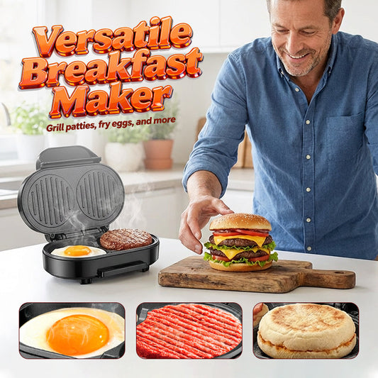 Double Breakfast Maker - Quickly Prepare Two Delicious Meals Every Morning