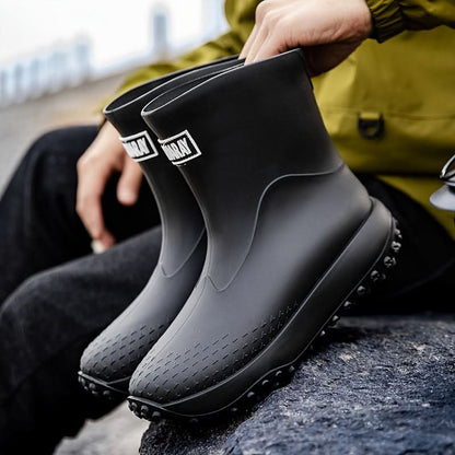 Waterproof Slip-On Rain Boots for Easy Wear