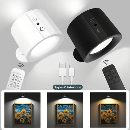 Rechargeable Rotating Wall Lamp