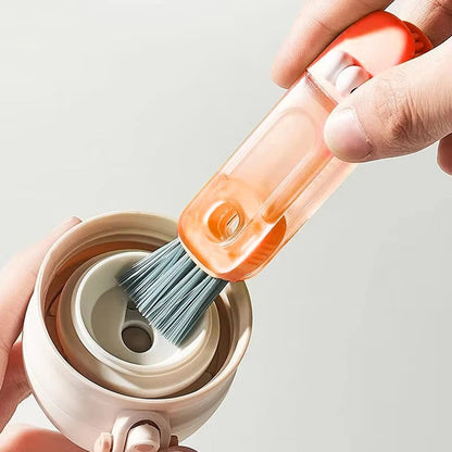 3-in-1 Bottle Brush for Caps, Straws & Neck Cleaning