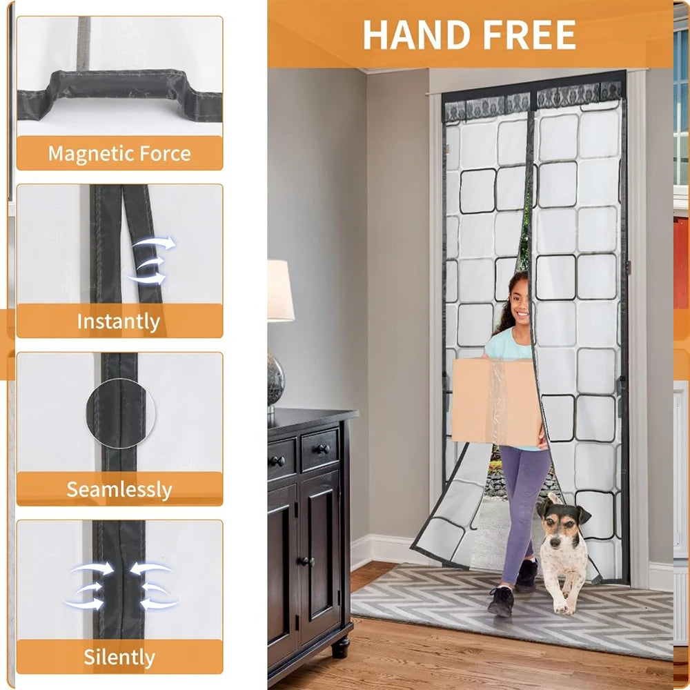 Magnetic Thermal Door Curtain – Insulating Against Cold and Drafts