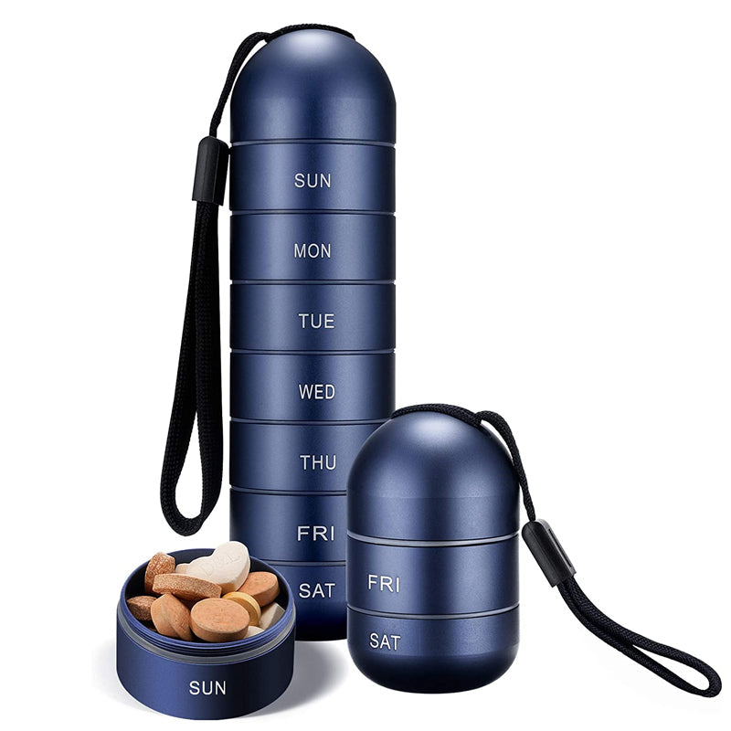 Travel-Friendly 7-Day Pill Organizer for Easy Medication Management