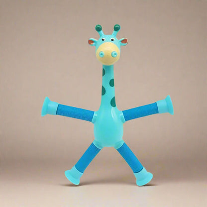 Expandable Suction Cup Toy for Creative Kids – FlexiGiraffe Design