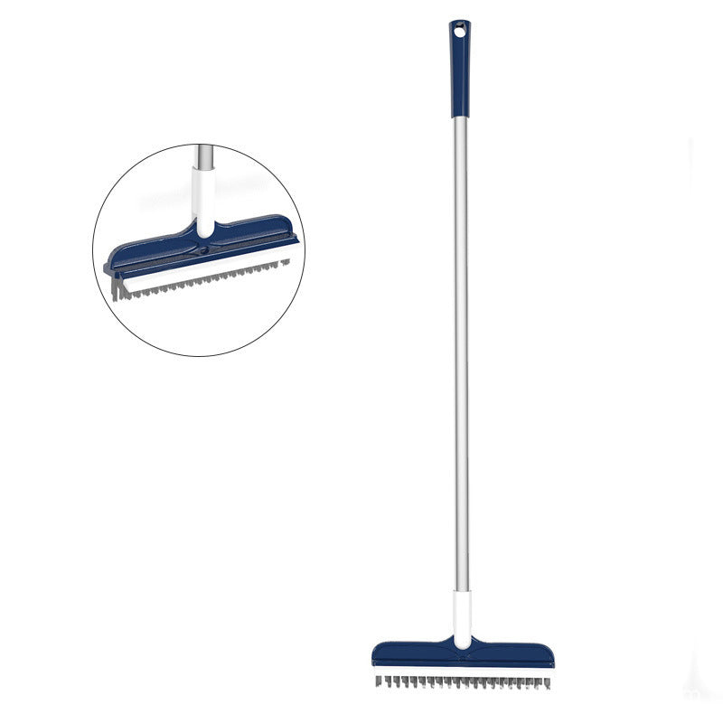 Dual-Function Floor Scrubber with Ergonomic Handle
