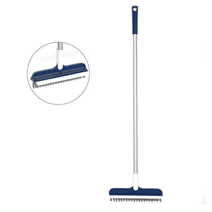 Dual-Function Floor Scrubber with Ergonomic Handle