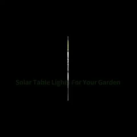 Solar-Powered Table Lamp with Motion Sensor
