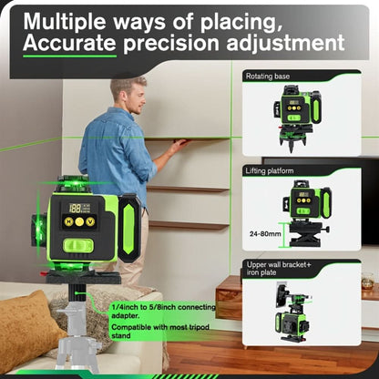 360-Degree Laser Leveling Tool for Accurate Construction Alignment