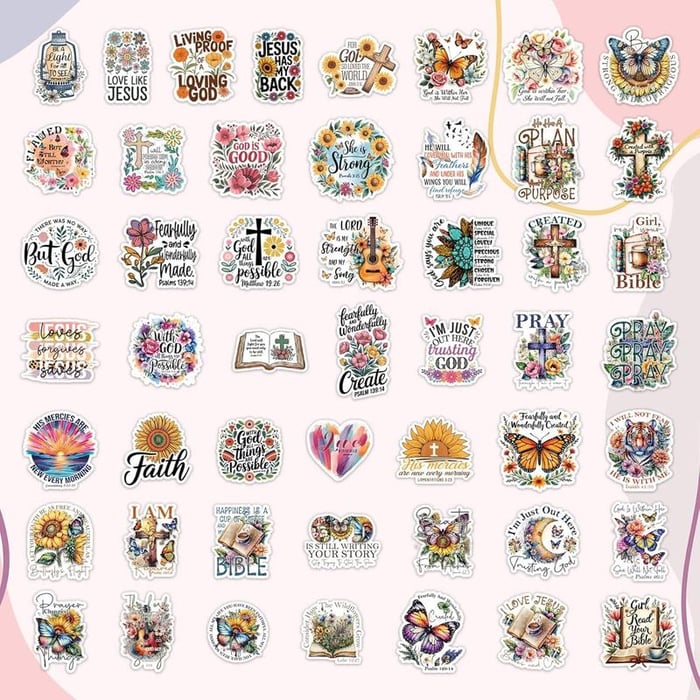InspireFaith – Uplifting Bible Sticker Collection