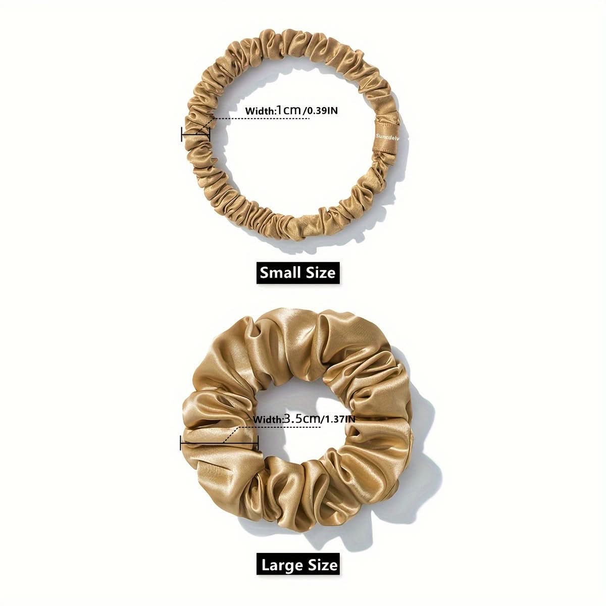 2-Pack Simple Hair Ties for Minimalist Styles