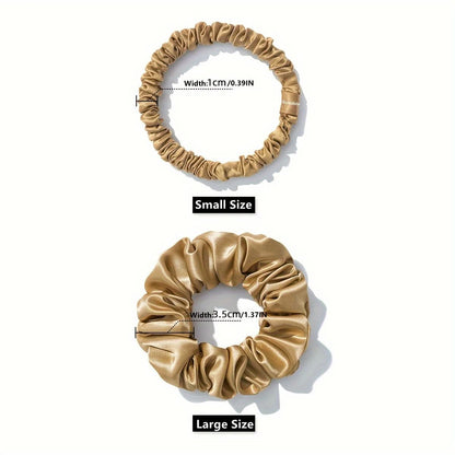 2-Pack Simple Hair Ties for Minimalist Styles