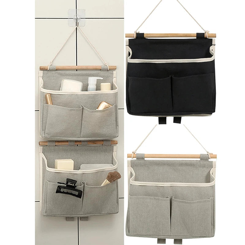 Over-the-Door Hanging Organizer | 2-Tier Storage Bag | Polyester