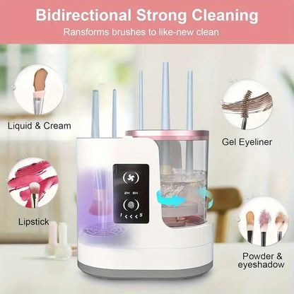 Quick Clean Makeup Brush Dryer and Cleaner