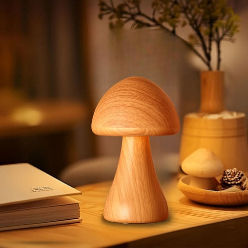 Dimmable Table Lamp in Mushroom Shape
