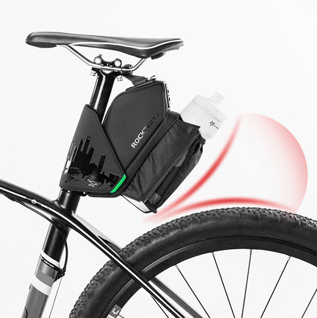 Carbon Rear Bag with Universal Reflective Design