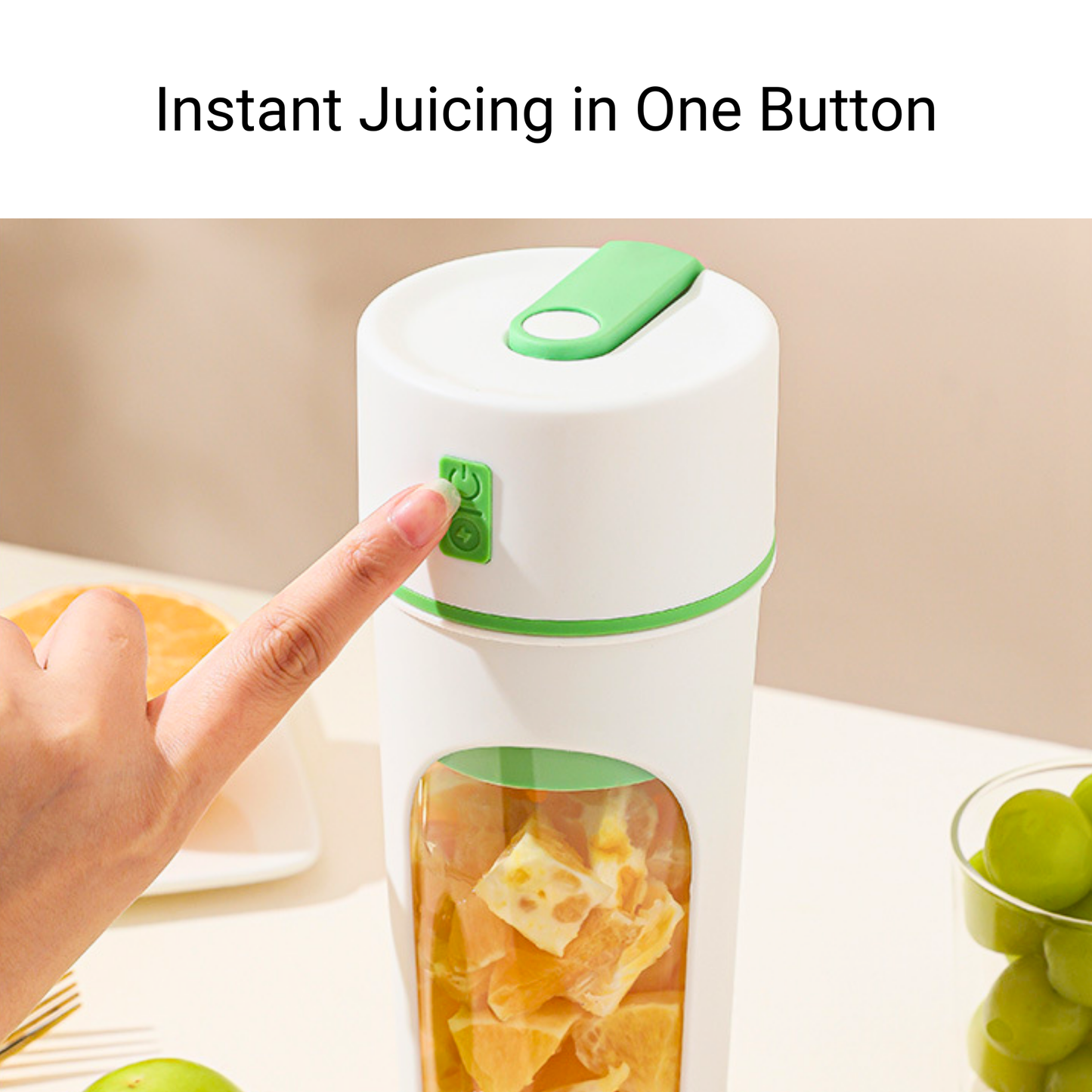 Instant Fresh Juice Anywhere with No Effort or Mess