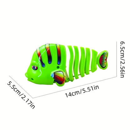 Wind-Up Fish Toy for Kids | Twists & Turns | No Batteries Needed | Durable Indoor & Outdoor Fun