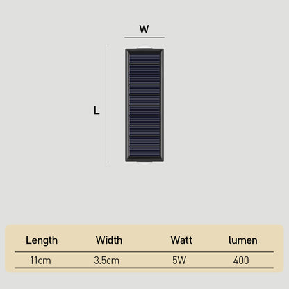 Modern Solar Wall Lights for Outdoor Use - Up and Down Design