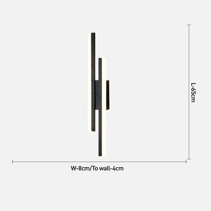 Acrylic and Metal Designed LED Wall Light