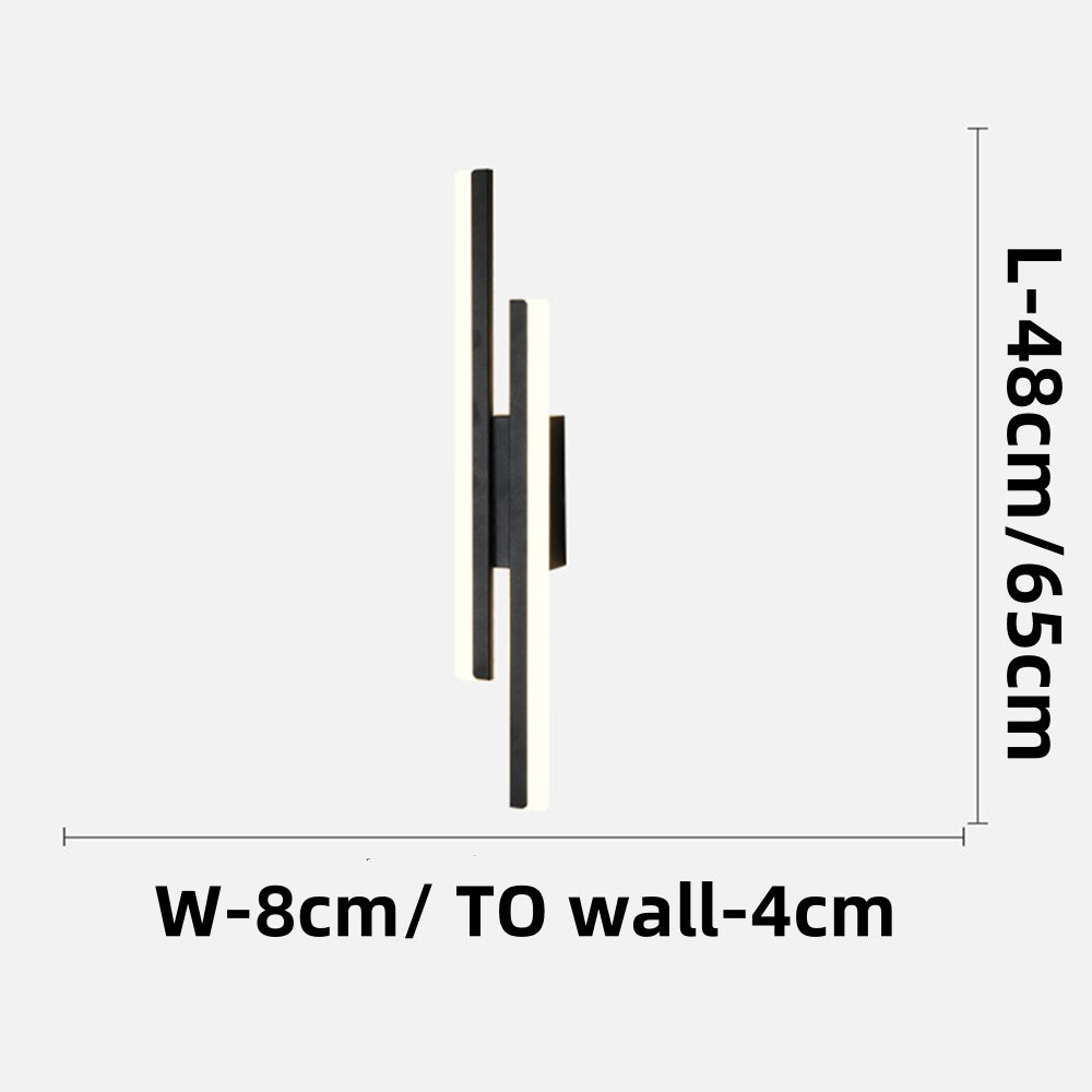 Minimalist Modern Indoor Slim LED Wall Fixture