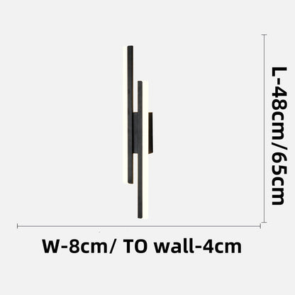 Minimalist Modern Indoor Slim LED Wall Fixture