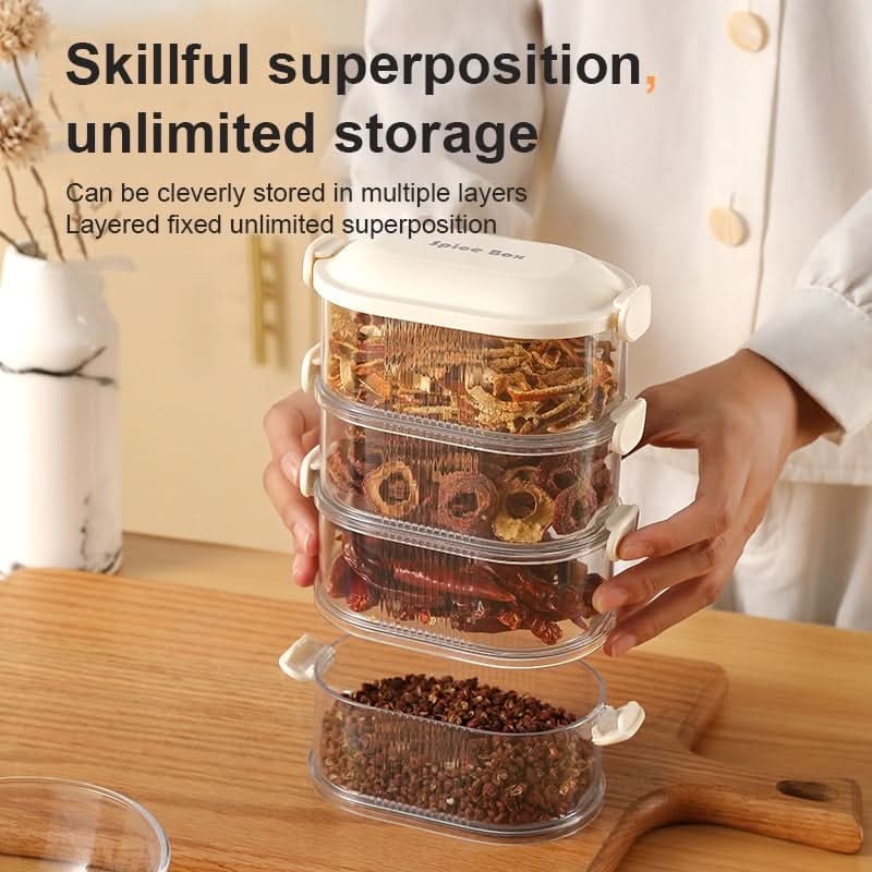 3-Tier Spice Storage Box - 2 Buy Get 1 Free Offer