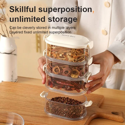 3-Tier Spice Storage Box - 2 Buy Get 1 Free Offer