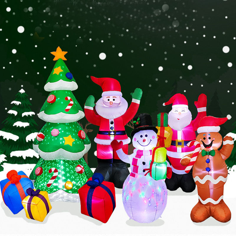 Christmas Ornament Decoration – Snowman or Christmas Tree with Lights
