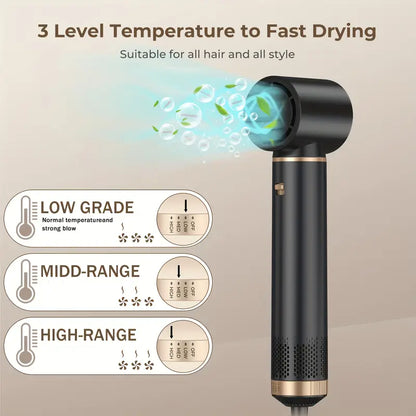 5-in-1 Hair Styling Kit - Hair Dryer, Curling Iron and Straightening Brush