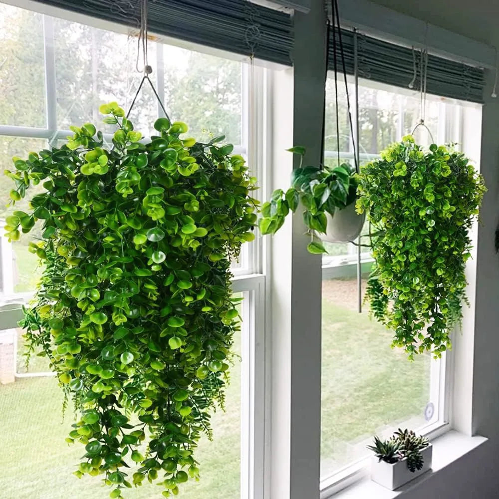 Artificial Fern Vines | Set of 5 Stems | 45 Inches | Wedding & DIY Decor