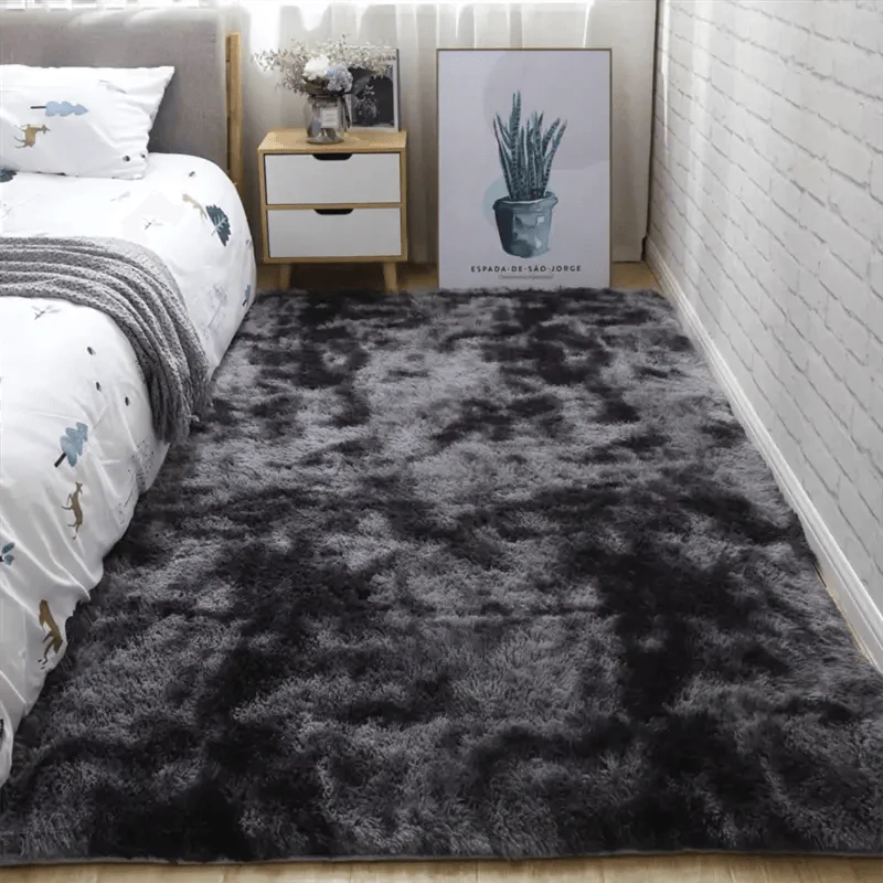 Soft Area Rug | Plush & Non-Slip | Tie-Dye Pattern | 31x47 inches