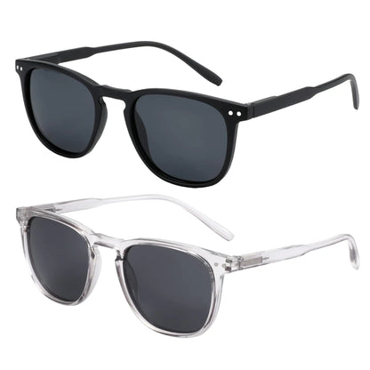 Unisex Round Polarized Sunglasses in Vintage Retro Style