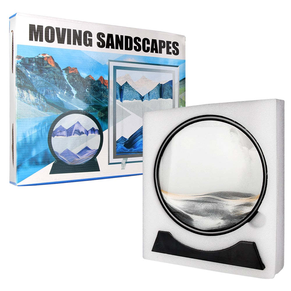 Deep Sea Hourglass 3D Landscape Art