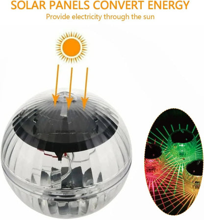 Solar LED Floating Ball Light | RGB Color Changing | Waterproof IP65 | 10 cm