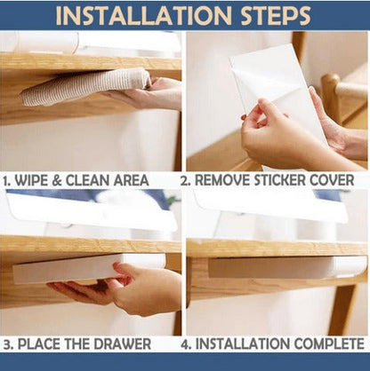 Hidden Storage Solution for Instant Desk Organization