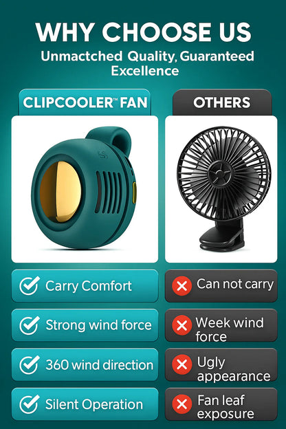 Hands-Free Adjustable Airflow – Stay Cool Anywhere