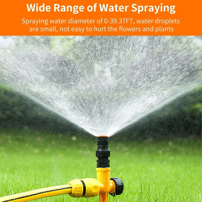 All-Angle Automatic Lawn Sprinkler System for Gardens - 65ft Coverage